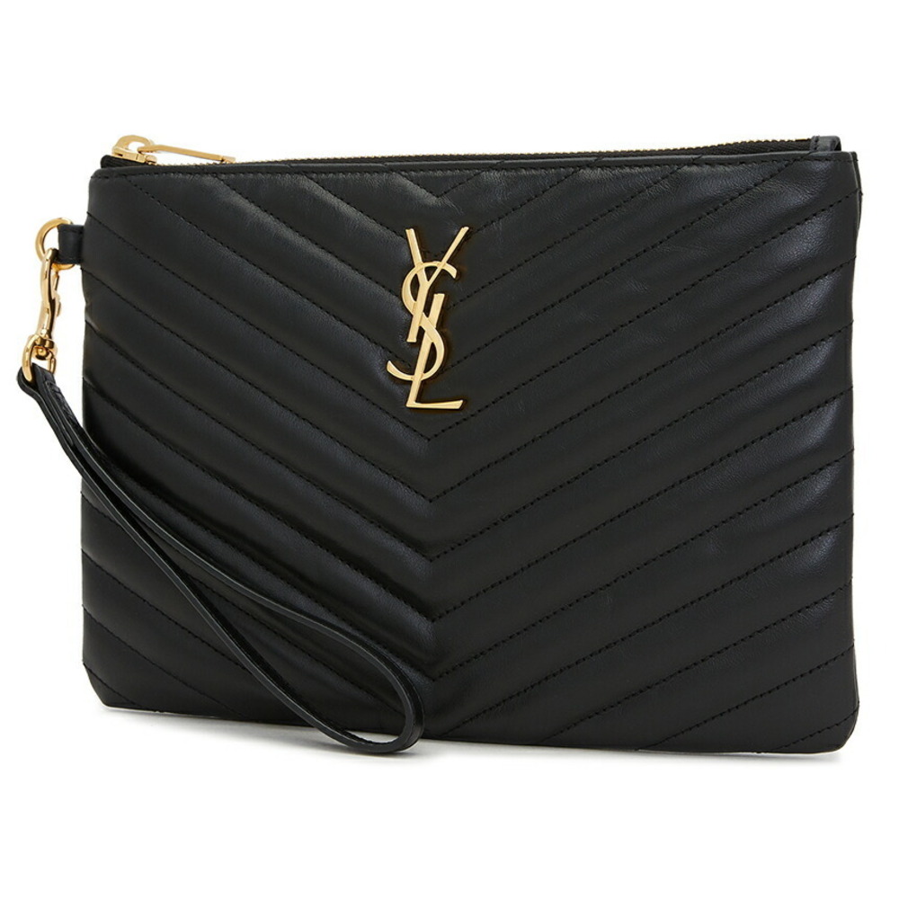 SAINT LAURENT PARIS Clutch Pouch Bag - Picture 2 of 8